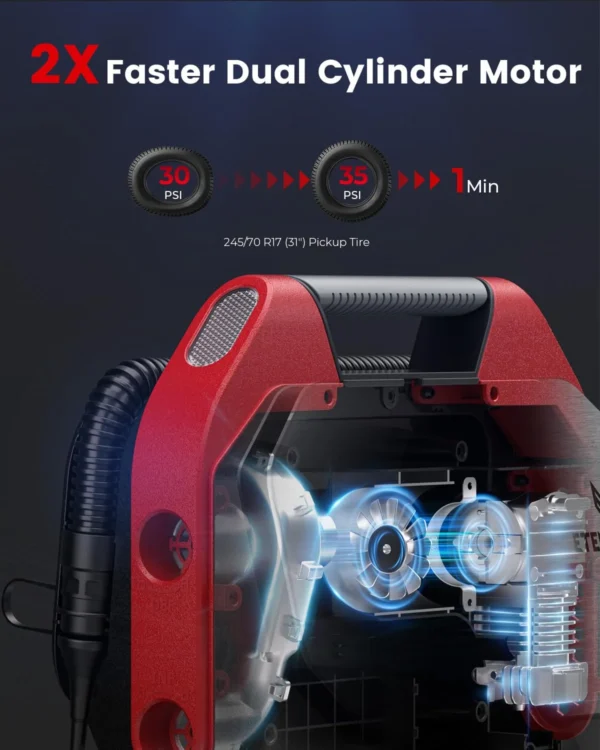 new etenwolf s6se portable air compressor 100% duty cycle & dual cylinder 19200 mah car tire inflator bicycle pump air pump new etenwolf s6se portable air compressor 100% duty cycle & dual cylinder 19200 mah car tire inflator bicycle pump air pump