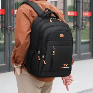 1 pc men's backpack, large capacity waterproof casual backpack,adjustable computer backpack