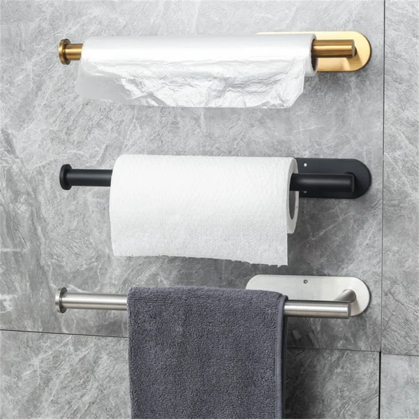 paper towel holders for kitchen,adhesive roll paper holder,bathroom storage rack,tissue dispenser,kitchen organizers,towel rack