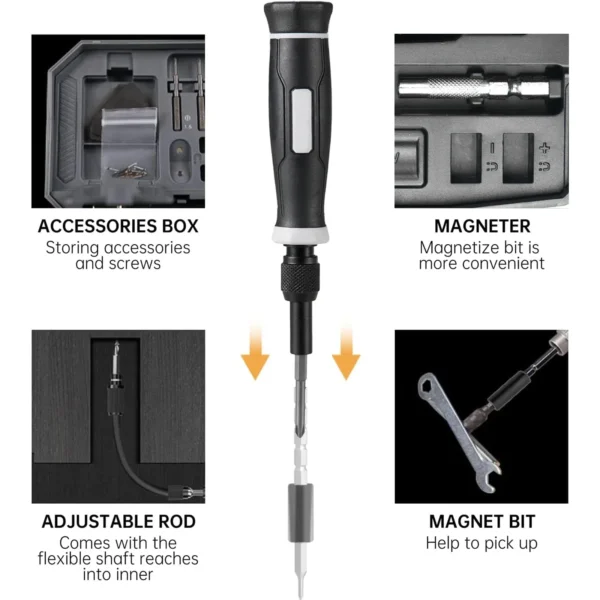 precision screwdriver set, laptop tool kit, 152/25 in 1 professional computer screwdriver repair kit t5 t6 torx screwdriver precision screwdriver set, laptop tool kit, 152/25 in 1 professional computer screwdriver repair kit t5 t6 torx screwdriver