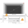 led tv stand with power outlets to 65 h tv, gaming entertainment center with glass shelves and large drawer, modern media tv led tv stand with power outlets to 65 h tv, gaming entertainment center with glass shelves and large drawer, modern media tv