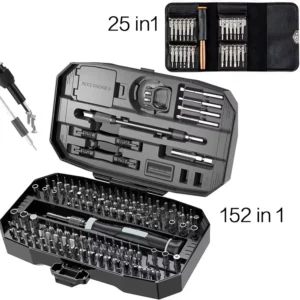 precision screwdriver set, laptop tool kit, 152/25 in 1 professional computer screwdriver repair kit t5 t6 torx screwdriver precision screwdriver set, laptop tool kit, 152/25 in 1 professional computer screwdriver repair kit t5 t6 torx screwdriver