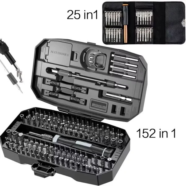 precision screwdriver set, laptop tool kit, 152/25 in 1 professional computer screwdriver repair kit t5 t6 torx screwdriver precision screwdriver set, laptop tool kit, 152/25 in 1 professional computer screwdriver repair kit t5 t6 torx screwdriver