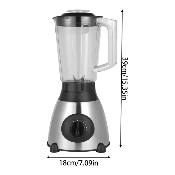 powerful 800w blender with 5 adjustable speeds, 54.11 oz capacity, stainless steel blades, easy to clean and ideal for powerful 800w blender with 5 adjustable speeds, 54.11 oz capacity, stainless steel blades, easy to clean and ideal for