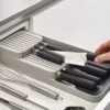 kitchen drawer cutlery storage tray knife holder spoon forks tableware organizer container for spice bottles knives block rack kitchen drawer cutlery storage tray knife holder spoon forks tableware organizer container for spice bottles knives block rack