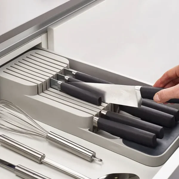 kitchen drawer cutlery storage tray knife holder spoon forks tableware organizer container for spice bottles knives block rack kitchen drawer cutlery storage tray knife holder spoon forks tableware organizer container for spice bottles knives block rack