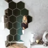 6/12pcs 3d hexagon acrylic mirror wall stickers self adhesive diy decor for living room, bedroom, bathroom & tv background 6/12pcs 3d hexagon acrylic mirror wall stickers self adhesive diy decor for living room, bedroom, bathroom & tv background
