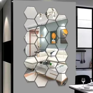 6/12pcs 3d hexagon acrylic mirror wall stickers self adhesive diy decor for living room, bedroom, bathroom & tv background 6/12pcs 3d hexagon acrylic mirror wall stickers self adhesive diy decor for living room, bedroom, bathroom & tv background