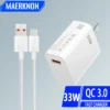 usb charger 33w fast charging eu/us plug wall charger 6a type c cable for xiaomi redmi k30 k40 iphone quick charge phone adapter usb charger 33w fast charging eu/us plug wall charger 6a type c cable for xiaomi redmi k30 k40 iphone quick charge phone adapter