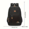 1 pc men's backpack, large capacity waterproof casual backpack,adjustable computer backpack