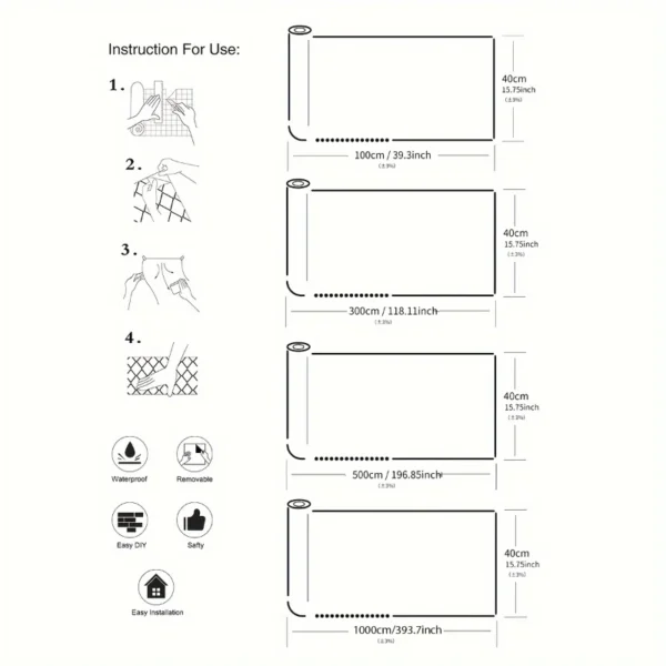 40cm oil proof stickers wallpapers room decoration high temperature resistance for kitchen self adhesive waterproof home posters 40cm oil proof stickers wallpapers room decoration high temperature resistance for kitchen self adhesive waterproof home posters