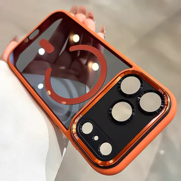 transparent metal camera bumper cases for iphone 17 11 12 13 16 pro max 15 16 plus 17 air for magsafe magnetic clear phone cover transparent metal camera bumper cases for iphone 17 11 12 13 16 pro max 15 16 plus 17 air for magsafe magnetic clear phone cover