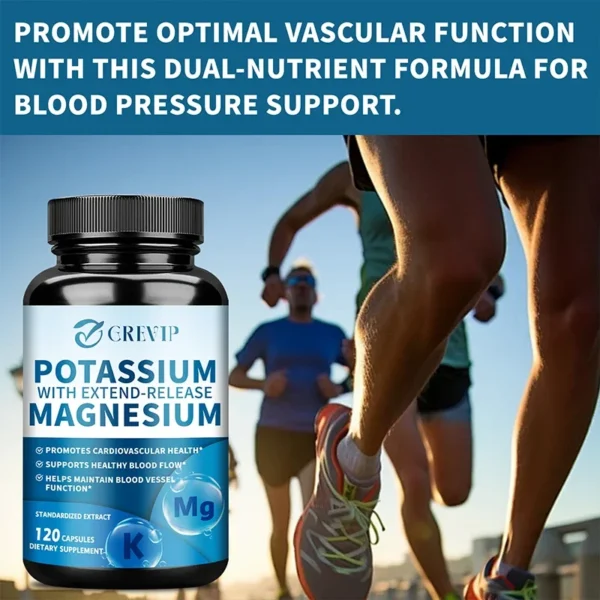potassium magnesium supports heart and bone health, improves circulation, boosts energy, immune system potassium magnesium supports heart and bone health, improves circulation, boosts energy, immune system