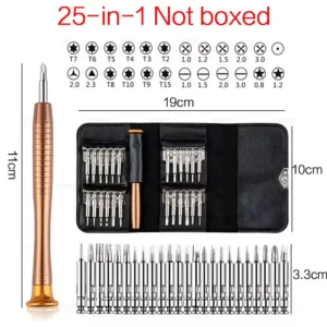Left Sidebar precision screwdriver set, laptop tool kit, 152/25 in 1 professional computer screwdriver repair kit t5 t6 torx screwdriver