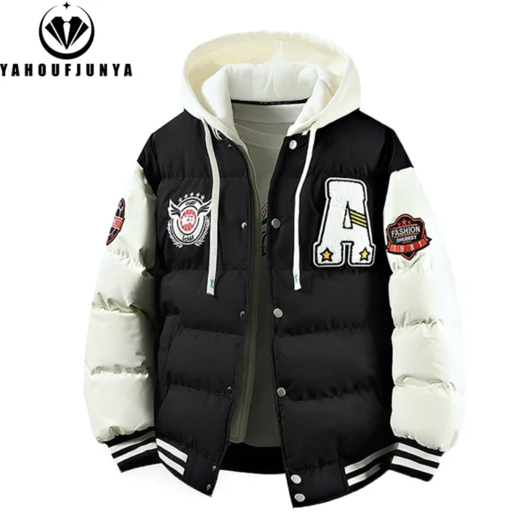 2025 new winter men outdoor windbreak warm travel jacket men autumn hooded casual fashion sport brand loose jacket male coat top