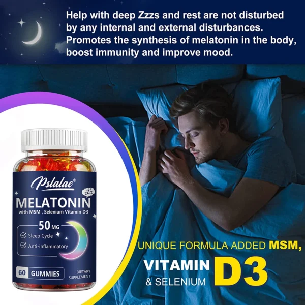 melatonin gummies sleep aid, improve sleep quality and support deep sleep 60 gummies melatonin gummies sleep aid, improve sleep quality and support deep sleep 60 gummies