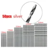 100/50pcs titanium coated drill bits hss high speed steel set tool quality power tools 1/1.5/2/2.5/3mm 100/50pcs titanium coated drill bits hss high speed steel set tool quality power tools 1/1.5/2/2.5/3mm