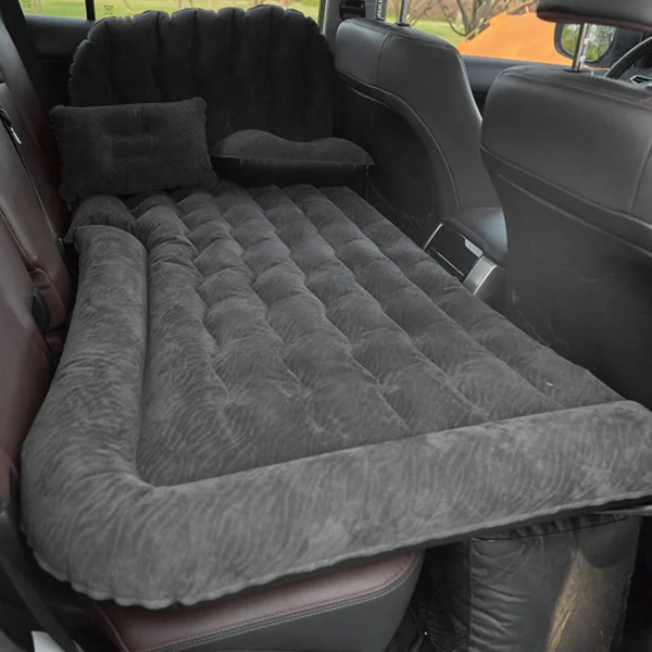 car travel bed 2‑in‑1 multifunction inflatable travel mattress pvc flocking soft sleeping rest cushion for car suv car travel bed 2‑in‑1 multifunction inflatable travel mattress pvc flocking soft sleeping rest cushion for car suv