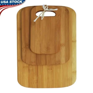 3 piece eco friendly bamboo cutting board set lightweight versatile sizes hand grips finger grooves kitchen prep board 3 piece eco friendly bamboo cutting board set lightweight versatile sizes hand grips finger grooves kitchen prep board