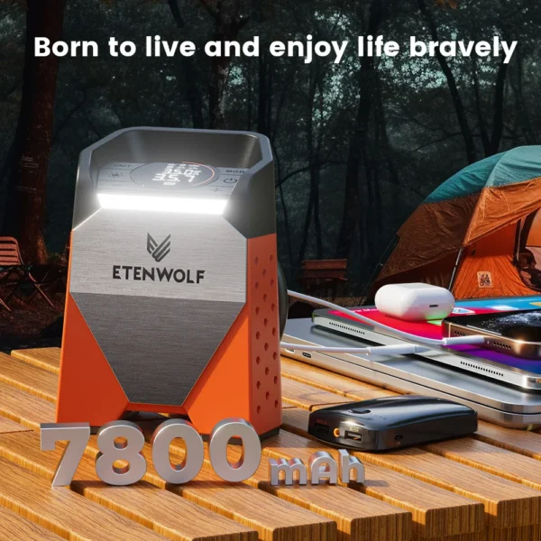 etenwolf zephyr s3c portable air compressor 100% duty cycle car tire inflator 7800mah for cars, motorcycles, bicycles balls etenwolf zephyr s3c portable air compressor 100% duty cycle car tire inflator 7800mah for cars, motorcycles, bicycles balls