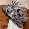 glitter magsafe bracket case for iphone 17 16 15 11 12 14 13 pro max plating soft bling diamond luxury cover for iphone 17 air glitter magsafe bracket case for iphone 17 16 15 11 12 14 13 pro max plating soft bling diamond luxury cover for iphone 17 air