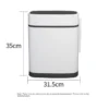 smart trash can for bathroom, waste bin, one key garbage bin, bag holder in the kitchen with brush for toilet, 12l/14l smart trash can for bathroom, waste bin, one key garbage bin, bag holder in the kitchen with brush for toilet, 12l/14l
