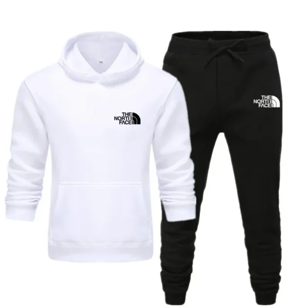2025 autumn new print men's women fashion casual tracksuits outdoor fitness jogging hooded sets sports luxury hoodie+pants suit