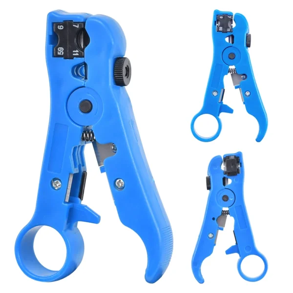 rj45 crimp plier pass through crimper stripper cutter for cat7 cat6 cat5e 8p8c modular connector ethernet all in one wire tool