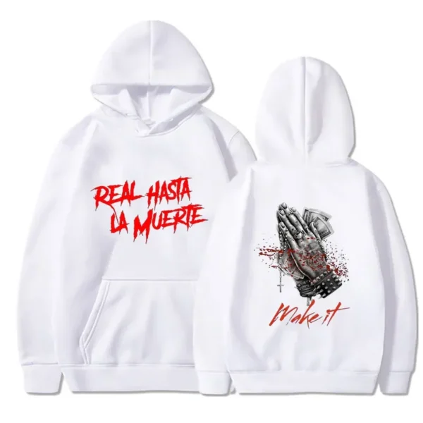 rapper anuel aa men's hoodie men's and women's fashion simple long sleeved pullover street trend harajuku large sweatshirt