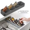 kitchen drawer cutlery storage tray knife holder spoon forks tableware organizer container for spice bottles knives block rack kitchen drawer cutlery storage tray knife holder spoon forks tableware organizer container for spice bottles knives block rack