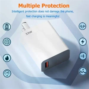 usb charger 33w fast charging eu/us plug wall charger 6a type c cable for xiaomi redmi k30 k40 iphone quick charge phone adapter