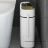 smart trash can for bathroom, waste bin, one key garbage bin, bag holder in the kitchen with brush for toilet, 12l/14l smart trash can for bathroom, waste bin, one key garbage bin, bag holder in the kitchen with brush for toilet, 12l/14l