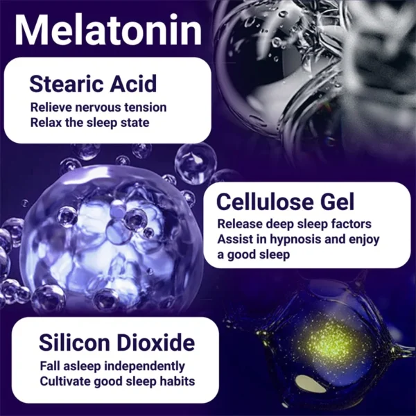 melatonin 12mg relieves anxiety and stress, helps with deep sleep, helps reduce insomnia and trouble falling asleep, non gmo melatonin 12mg relieves anxiety and stress, helps with deep sleep, helps reduce insomnia and trouble falling asleep, non gmo