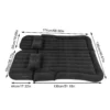 car travel bed 2‑in‑1 multifunction inflatable travel mattress pvc flocking soft sleeping rest cushion for car suv car travel bed 2‑in‑1 multifunction inflatable travel mattress pvc flocking soft sleeping rest cushion for car suv