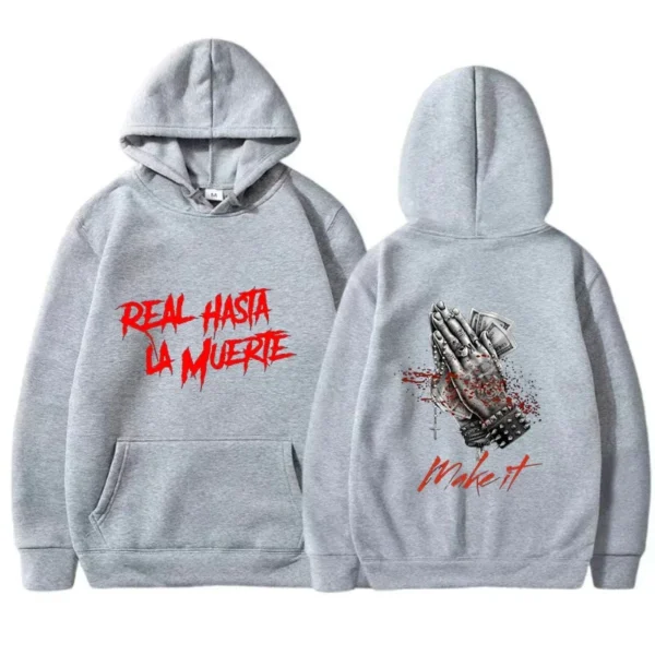 rapper anuel aa men's hoodie men's and women's fashion simple long sleeved pullover street trend harajuku large sweatshirt