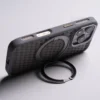 360° rotating bracket heat dissipation magnetic case for iphone 16 pro max 15 14 plus 13 12 11 magsafe grid mesh cooling cover