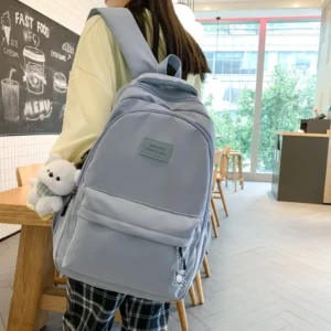 new female fashion men high capacity waterproof college backpack trendy women laptop school bags cute girl travel book bag cool