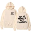 funny need money letter print hoodie fashion design men's women's sweatshirt fleece oversized couples casual streetwear hoodies