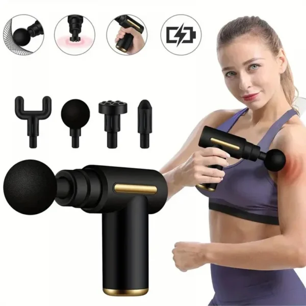2025 portable fascia gun deep tissue massage mini lightweight adjustable speed whole body massage equipment 2025
