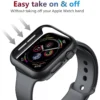 tempered glass+cover for apple watch 11 10 9 8 7 46mm 42mm pc bumper screen protector case iwatch series 7 6 5 4 se3 44 40 45mm tempered glass+cover for apple watch 11 10 9 8 7 46mm 42mm pc bumper screen protector case iwatch series 7 6 5 4 se3 44 40 45mm