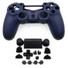 tingdong full plastic hard shell + buttons mod kit for jds jdm 050 055 for ps4 5.0 controller housing cover case