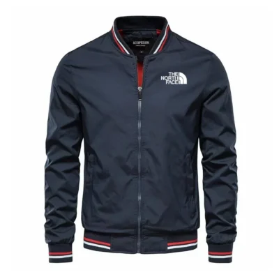 men's woven casual multi functional jacket, outdoor sports windproof, waterproof, sun proof, hoodless slimming jacket