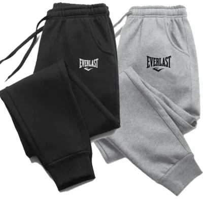 men printed pants everlast men women running pants joggers sweatpant sport casual trousers fitness gym breathable pants