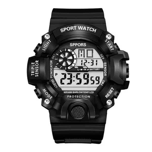 yikaze men's led digital watch men sport watches fitness electronic watch multifunction military sports watches clock kids gifts