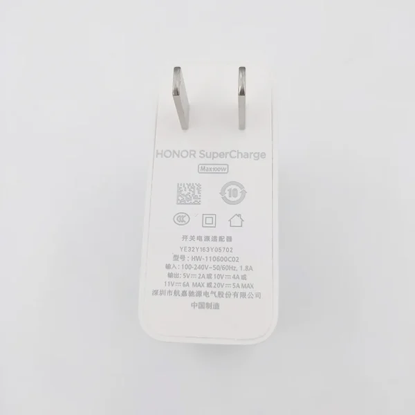 honor 100w supercharge adapter 20v 5a fast charger for magic 6 5 3 pro v2 honor 80 90 100 lite 100cm 6a usb c quick charge cable