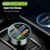 uyuxio 8 in 1 usb c car phone charger 4 usb a 4 pd super fast charge adapter for iphone ipad samsung oppo oneplus huawei vivo