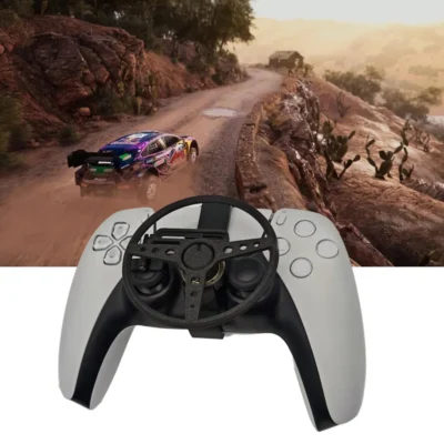 mini steering wheel for ps5 pro /ps5 slim / ps5 game controller auxiliary replacement accessories