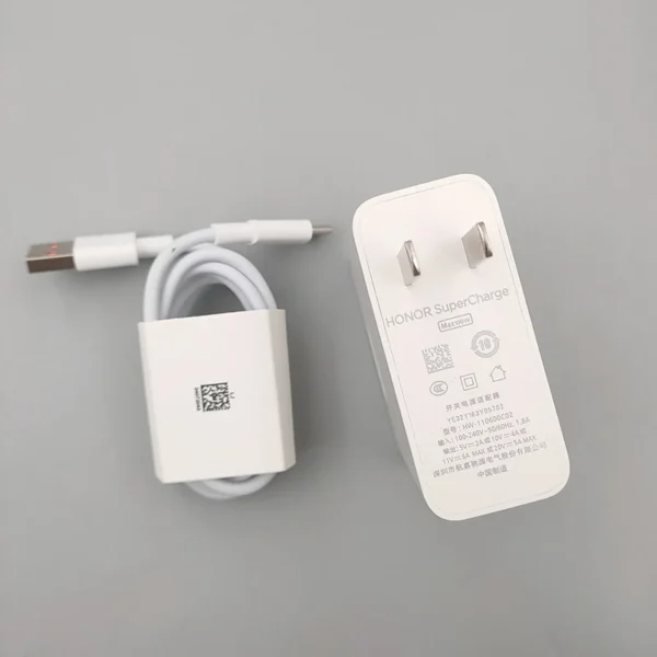 honor 100w supercharge adapter 20v 5a fast charger for magic 6 5 3 pro v2 honor 80 90 100 lite 100cm 6a usb c quick charge cable