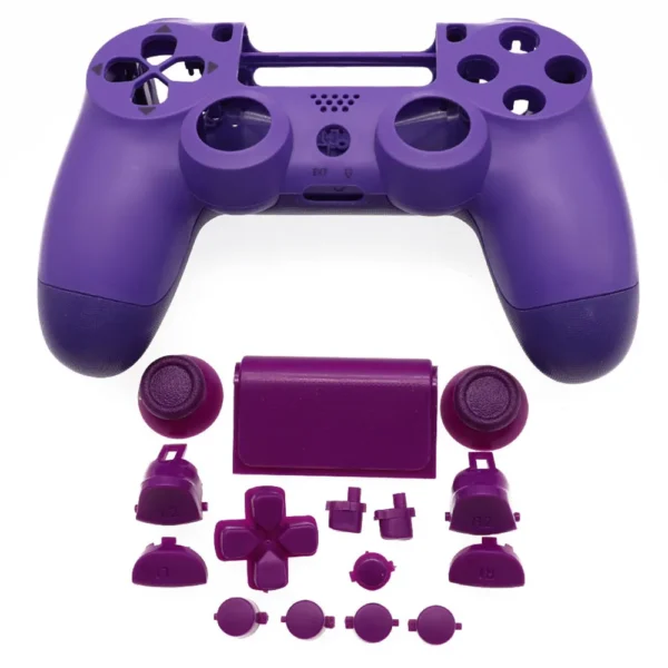 tingdong full plastic hard shell + buttons mod kit for jds jdm 050 055 for ps4 5.0 controller housing cover case