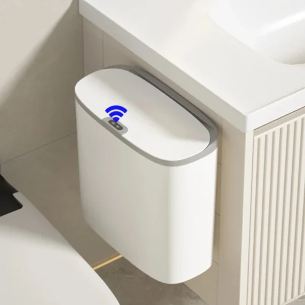 14l bathroom smart trash can wall mounted waterproof garbage bin automatic sensor wastebasket narrow dustbin for kitchen 14l bathroom smart trash can wall mounted waterproof garbage bin automatic sensor wastebasket narrow dustbin for kitchen